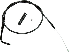 Motion Pro Blackout throttle cable 70-62266, a durable hydraulic control line with black outer casing and metal fittings.