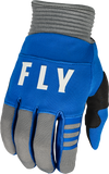 Fly Racing - Youth F-16 Gloves Blue/Grey Ym - 376-912YM