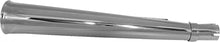 Load image into Gallery viewer, Emgo upswept right megaphone exhaust muffler 56-97642, cylindrical metal exhaust component with polished finish