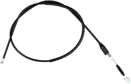 Motion Pro black vinyl clutch cable 70-4023 for motorcycle control lines, showing the cable with black vinyl coating and fittings