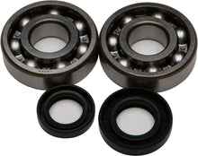 Load image into Gallery viewer, All Balls crankshaft bearing and seal kit for engine, showing multiple bearings and seals in the set.