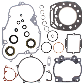 Vertex Complete Gasket Set with Oil Seals, includes gaskets and seals for engine repair, shown in the image.