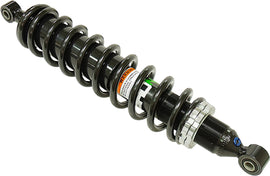 Bronco front gas shock absorber, model 183-04322, showing the cylindrical shock with mounting ends and brand logo.