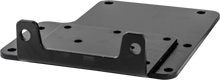 Charger l'image dans la galerie, Open Trail winch mount 459-0845 for off-road vehicles, showing the sturdy black metal construction with mounting holes.