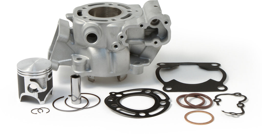 Cylinder Works engine cylinder kit with standard 48.50mm bore for Kawasaki 422-30009K, shown with polished metal components.