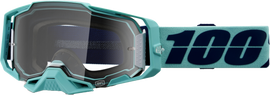 100-PERCENT Armega Goggle with Esterel clear lens, durable eyewear designed for optimal eye protection and clear visibility.