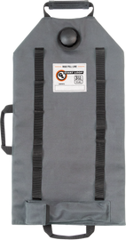 Giant Loop Armadillo Liquid Reservoir Bag 3 Gal in black, with secure straps and durable material for motorcycle or off-road use
