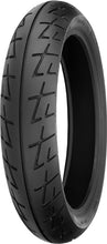 Load image into Gallery viewer, Shinko Raven Front Tire 120/60ZR17 radial tire with black rubber tread and sidewalls, mounted on a motorcycle wheel.
