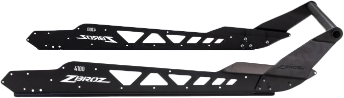 Black Lynx Shredder Z Broz Racing rear bumper for 4100 Series, featuring durable construction and aggressive styling.