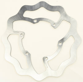 GALFER SKW 270 O/S brake rotor for motorcycles, 17-4345 model, shown in close-up view highlighting vented design and mounting holes.
