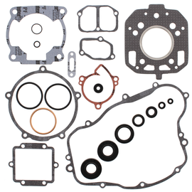 Vertex Complete Gasket Set with Oil Seals, automotive gaskets and seals for engine repair, displayed on a neutral background.