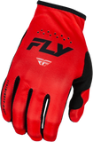 Fly Racing - Youth Lite Gloves Red/Black Yl - 377-712YL