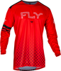Red Fly Racing Rayce bicycle jersey in XL size with stylish race-inspired design, lightweight and breathable fabric.