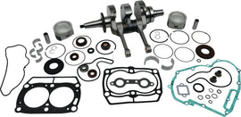 Vertex Complete Engine Rebuild Kit Pol WR00060, including engine components, laid out on a clean surface for assembly.