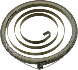 SP1 Rewind Spring 12-3200 for starters, showing coiled metal spring component with branding details in a close-up image.