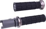 ODI Grips - Lock-On Hart-Luck Full-Waffle Black/Gun Metal Cvo `23-24 - 206-40132
