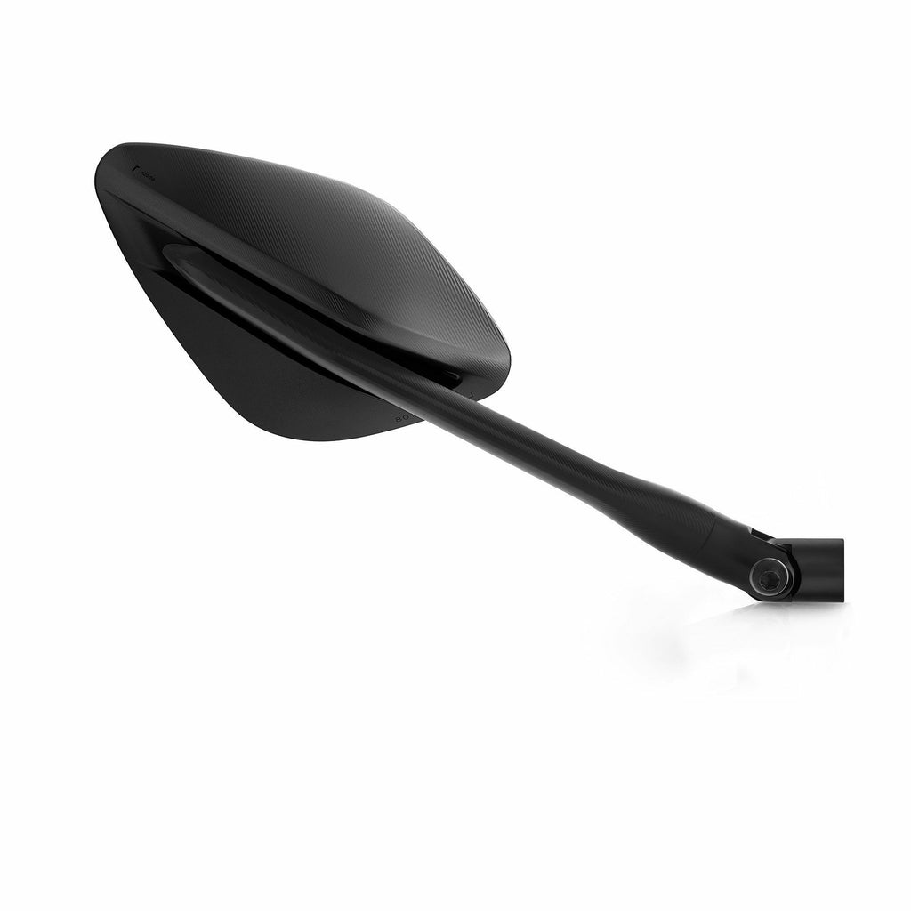 RIZOMA Namic Street motorcycle mirror, black right side, sleek aerodynamic design for street bikes.