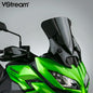 National Cycle Vstream windshield fairing mount in dark smoke, short style, designed for motorcycle windshields.