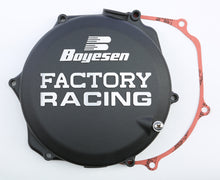 Load image into Gallery viewer, Boyesen Factory Racing clutch cover in black for motorcycles, featuring a sleek, durable design with the model number 59-7226AB.
