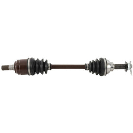 All Balls drive axle 536-0085 showing the metal shaft and rubber boots for motorcycle or ATV applications