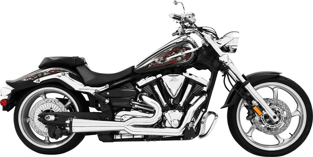Exhaust 2 Into 1 Black Hon