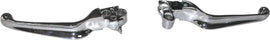 HardDrive chrome lever set for motorcycles, includes smooth lever and clutch lever, model BT 96-16 XL 96-03, part number 820-54356