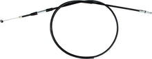 Load image into Gallery viewer, Motion Pro black vinyl clutch cable 70-2477 for motorcycle, showing the flexible cable with metal fittings at each end.