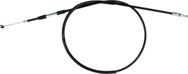 Motion Pro black vinyl clutch cable 70-2477 for motorcycle, showing the flexible cable with metal fittings at each end.