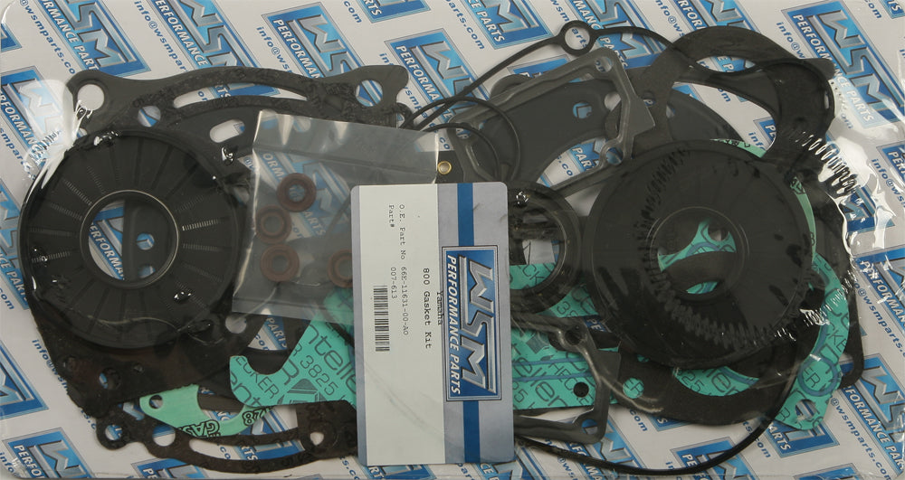 WSM Performance Parts gasket kit for Yamaha 800 engine, includes various gaskets and seals for engine maintenance.