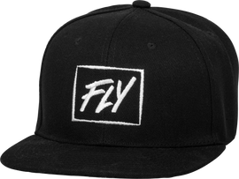 Fly Racing Fly 2022 Sx Promo hat with Lite Box Logo, lightweight headgear featuring a stylish design and adjustable fit.