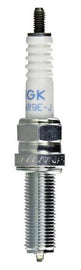 NGK spark plug model #90398 /10 2-LMAR8E-J, automotive spark plug with metal shell and ceramic insulator, for vehicle ignition systems