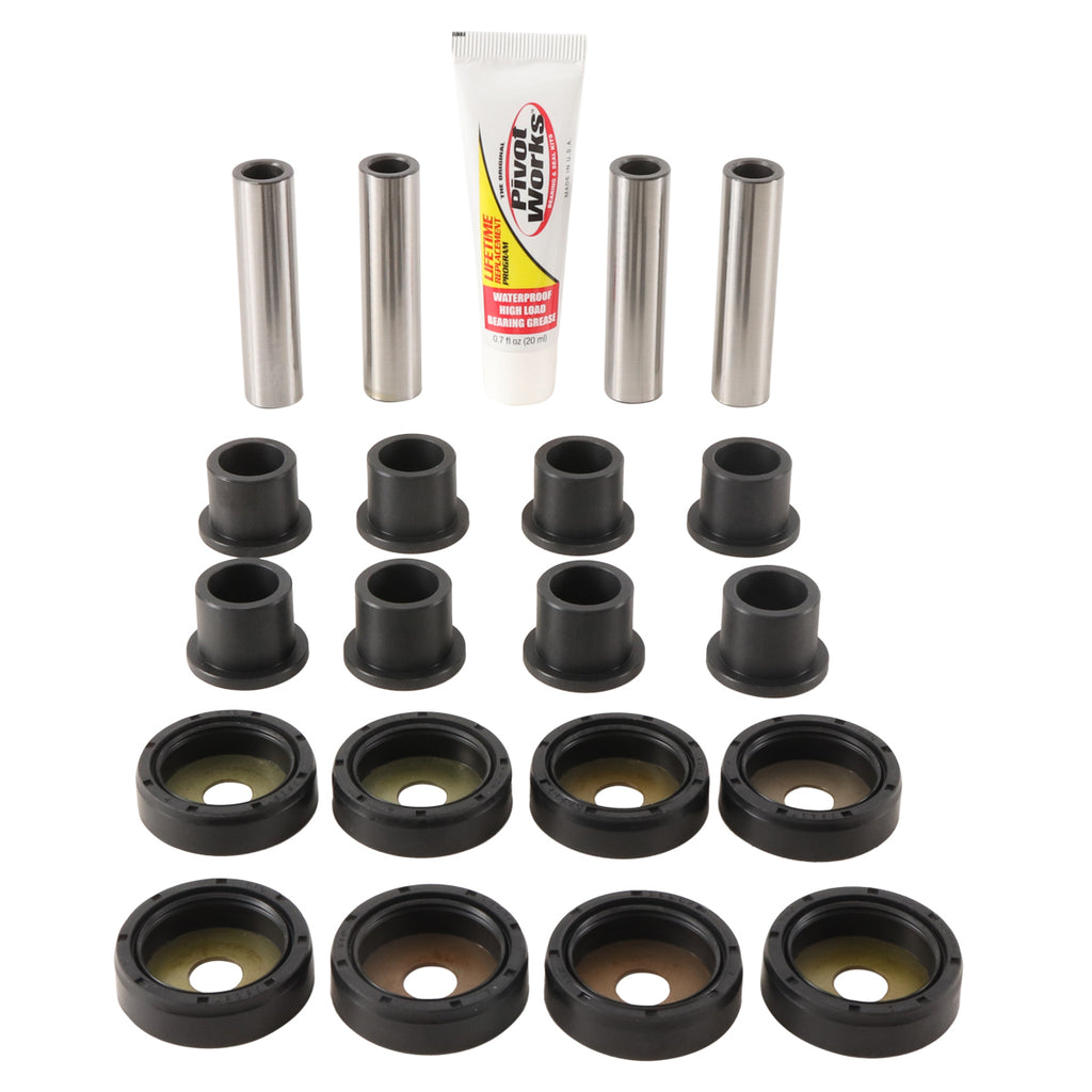 Pivot Works A-Arm Bearing Kit for suspension, includes bearings and components for A/C models, durable and high-quality repair part.
