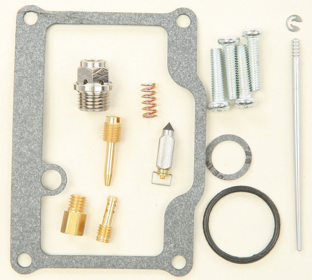 All Balls carburetor repair kit for intake and fuel system, includes gaskets and seals, designed for motorcycle carburetors.