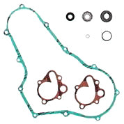 Vertex Water Pump Rebuild Kit 680-1814 for engine, showing gaskets, seals, and parts in the kit on a white background.