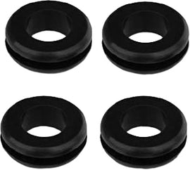 HardDrive luggage saddlebag grommets 4-pack, durable metal replacement parts for secure saddlebag attachment.