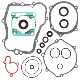 Vertex complete gasket set with oil seals, featuring various gaskets and seals displayed on a clean surface.