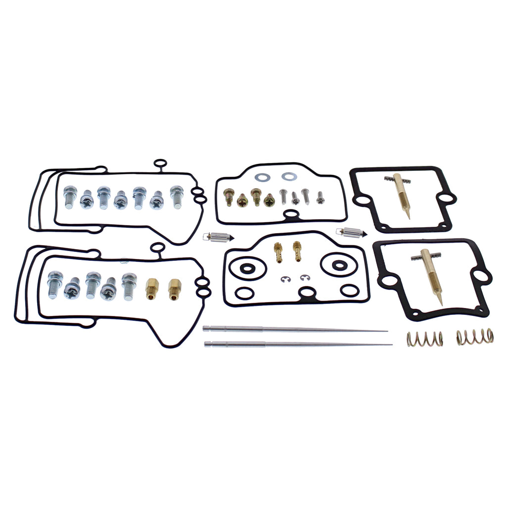 All Balls carburetor rebuild kit for fuel system, includes gaskets and components, suitable for intake and carburetor repair.