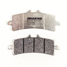 Load image into Gallery viewer, Braking high performance sintered brake pad set for vehicle braking system, branded Braking, with four pads visible in the image.