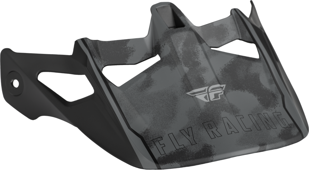 Fly Racing Werx-R helmet visor with camo carbon finish, designed as a replacement accessory for motorcycle helmets.