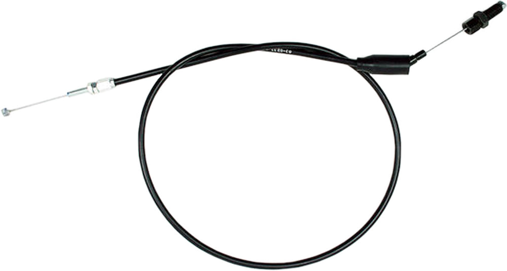 Motion Pro Black Vinyl Throttle Push Cable 70-3233 for motorcycle and ATV throttle control, featuring durable vinyl exterior.