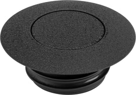HardDrive vented gas cap with pop-up screw-in design in wrinkle black for 2.75-inch openings, model 820-52435.