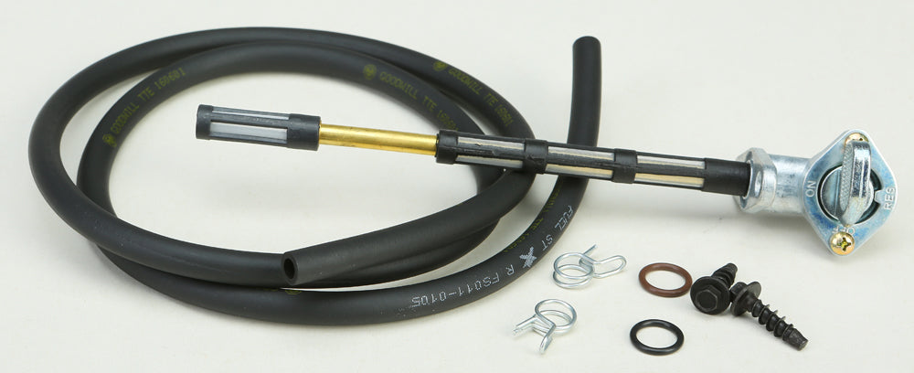 All Balls Fuel Valve FS101-0175 for intake and carburetor fuel system, showing the black fuel valve with connecting ports.