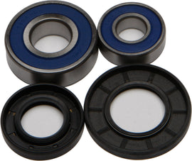 All Balls drive wheel bearing kit 22-51564 with metal components and seals, designed for motorcycle wheel assembly.