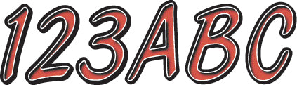 Hardline Series 400 registration kit decals in red and black, featuring graphics and graphics/decals design.