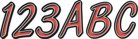 Hardline Series 400 registration kit decals in red and black, featuring graphics and graphics/decals design.