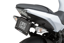 Load image into Gallery viewer, Yoshimura Fender Eliminator Kit for Kawasaki motorcycle, body kit component with sleek black finish and mounting hardware.