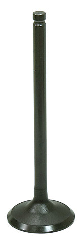 Bronco engine exhaust valve 183-09204E, metallic component with valve seat and stem, used in automotive engine systems.