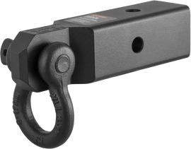CURT D Ring Shackle Mount with 2-1/2-inch shank, durable accessories for secure towing and recovery applications.