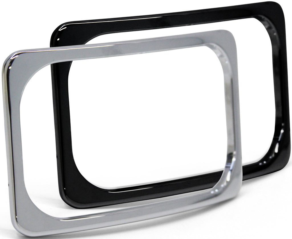 Chrome Bagger Nation Stealth II license plate frame with sleek design, accessory for motorcycle or vehicle license plates
