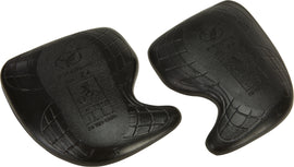 Fly Racing Barricade Ce Armor Kit hip pads for protective safety gear, shown in black with padding and straps.